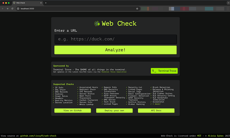 Web Check: An Essential Tool for OSINT URL and Domain Analysis