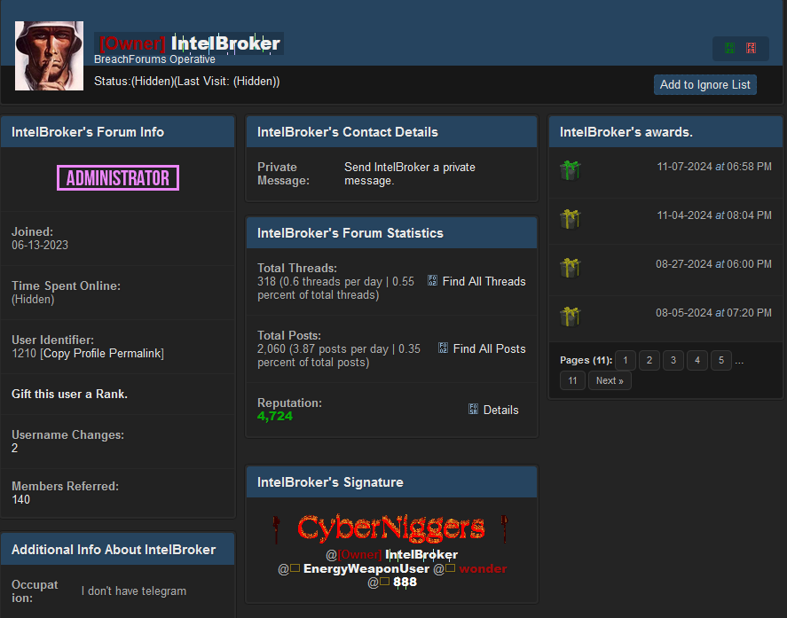 IntelBroker: A closer look into a Prolific Cybercrime Threat Actor